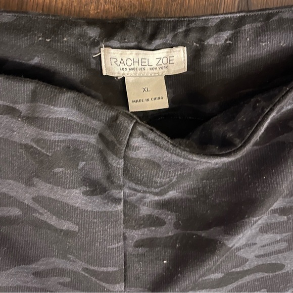 RACHAEL ZOE Grey Black‎ Camouflage Heavyweight Knit Skinny Pants Size XL - Picture 3 of 4
